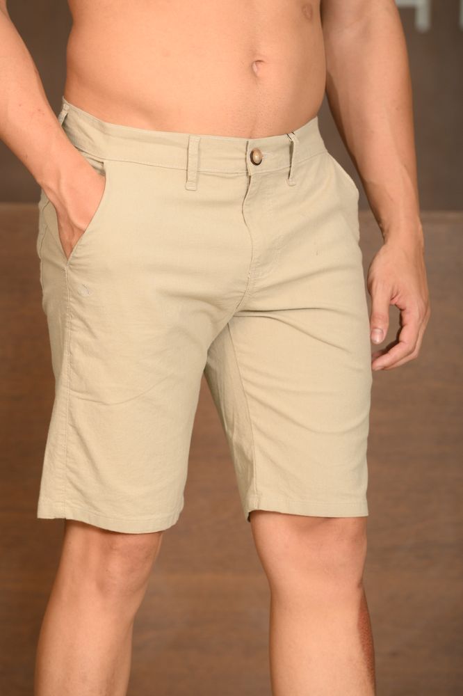 Bermuda Masculina Ogochi Essencial Bolso Faca Ocre
