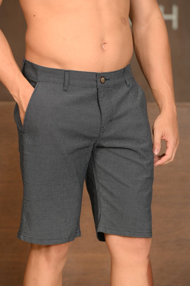 Bermuda Masculina Ogochi Essencial Bolso Faca Azul Marinho