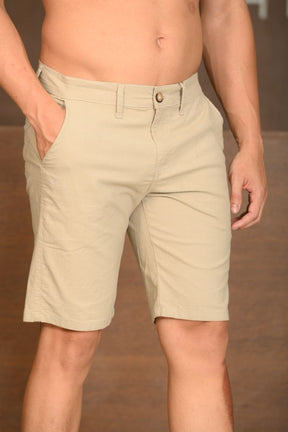 Bermuda Masculina Ogochi Essencial Bolso Faca Ocre