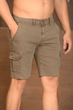 Bermuda Masculina Ogochi Concept Cargo Marrom