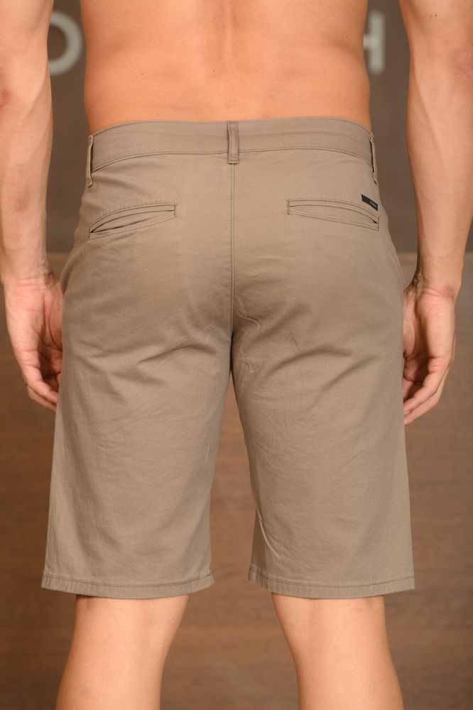 Bermuda Masculina Ogochi Essencial Bolso Faca Cinza