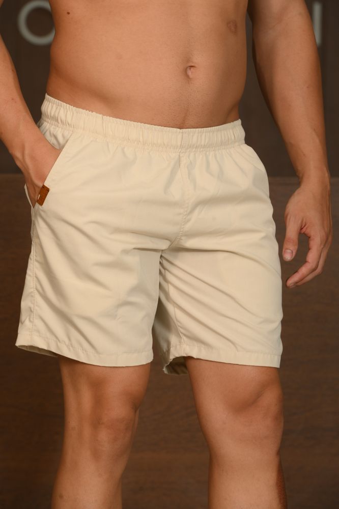 Bermuda Masculina Resort Ogochi Casual Bege