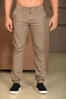 Calça Masculina Ogochi Essencial Slim Bolso Faca Cinza