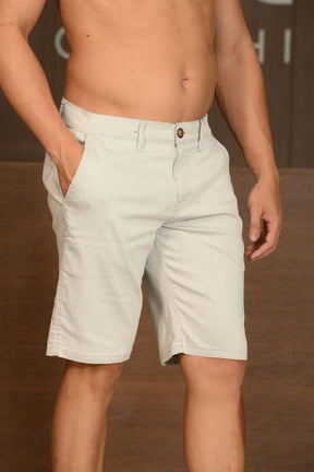 Bermuda Masculina Ogochi Essencial Bolso Faca Cinza