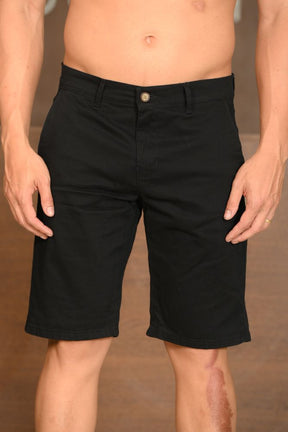 Bermuda Bolso Faca Tradicional Essencial Color Preta