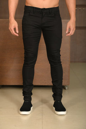Calça Masculina Ogochi Essencial Skinny Color 5 Pockets Preta