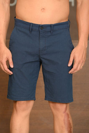 Bermuda Masculina Ogochi Essencial Bolso Faca Azul Marinho