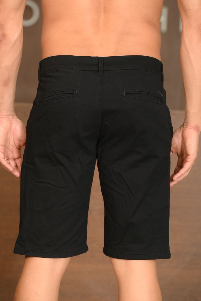 Bermuda Bolso Faca Tradicional Essencial Color Preta