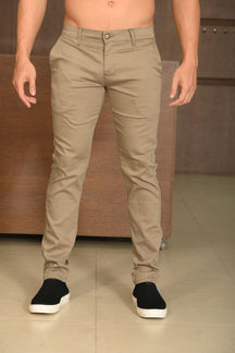 Calça Masculina Ogochi Essencial Slim Bolso Faca Prata Velha