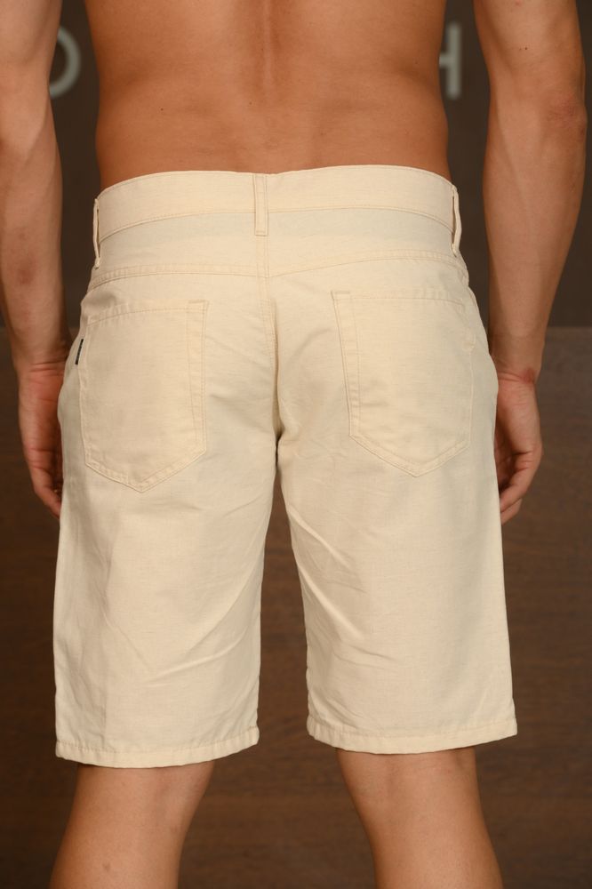 Bermuda Masculina Ogochi Casual Bolso Faca Palha