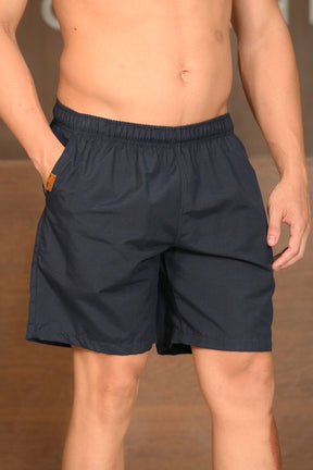 Bermuda Masculina Ogochi Casual Resort Tela Azul Escuro