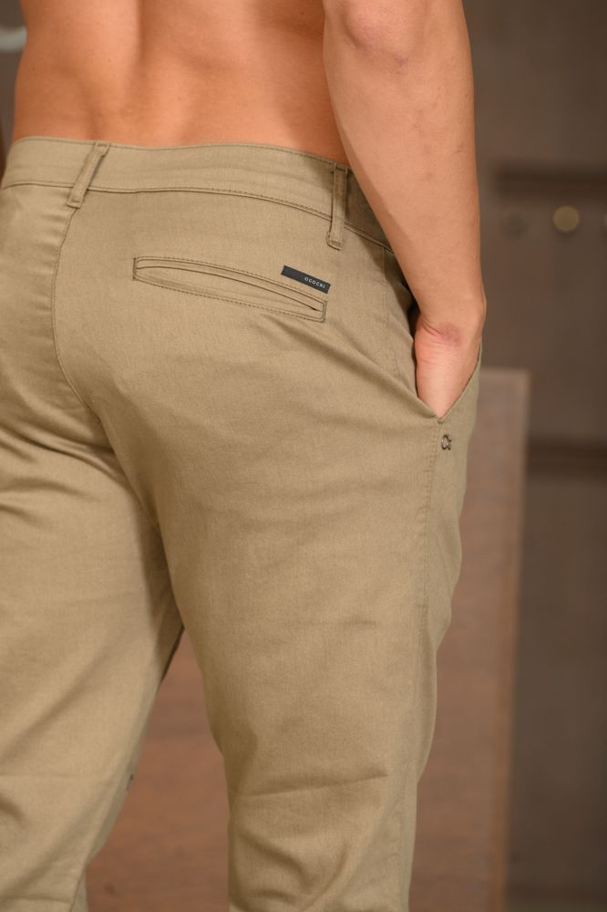 Calça Masculina Ogochi Essencial Tradicional Bolso Faca Prata Velha