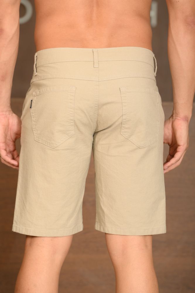 Bermuda Masculina Ogochi Essencial Bolso Faca Ocre