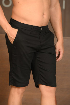 Bermuda Masculina Ogochi Essencial Bolso Faca Preta