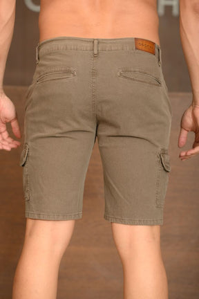 Bermuda Masculina Ogochi Concept Cargo Marrom