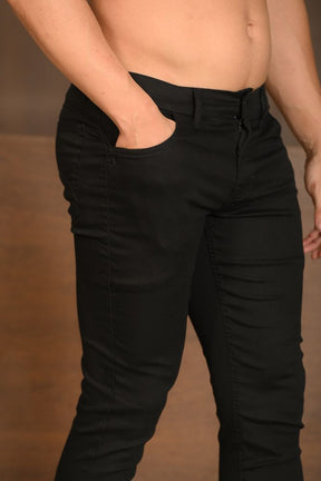 Calça Masculina Ogochi Essencial Skinny Color 5 Pockets Preta